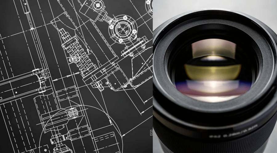 仮説検証（PoC）のための試作・レンズの設計図と写真 | 愛知県の光学機器の設計・試作・測定 | 株式会社LABOPT