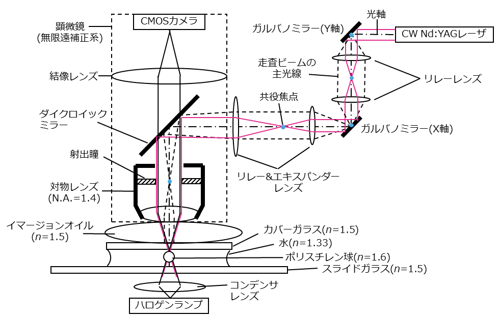 光ピンセットの光学系 | 光学機器の開発・設計・試作 | 株式会社LABOPT